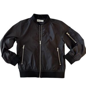 H&M Black Kids Jacket with Silver Accents